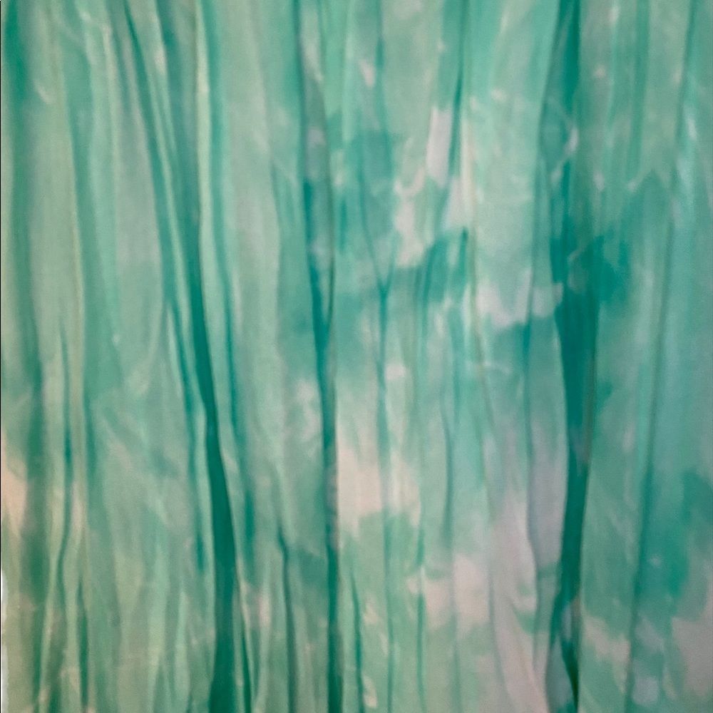 Tye Dye Blue/ Green with White Summer Dress Size S Small - Picture 3 of 7